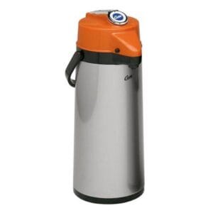 2.2L SS Exterior/Glass Liner Airpot with Decaf Lever Handle | Wilbur Curtis